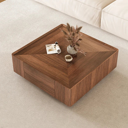 Hidden Drawers Elegant Italian Style Coffee Table
