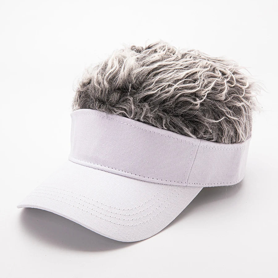 Hip-Hop Fake Hair Baseball Hat