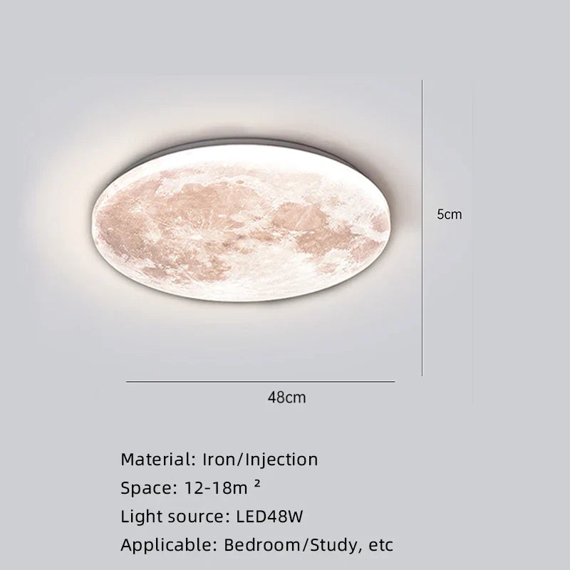 Moon Surface Artistic Modern Ceiling Lamp