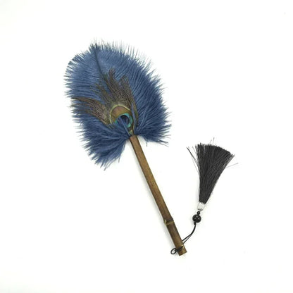 Peacock Feather Anti-Static Dusting Brush