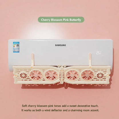 Butterfly Adjustable Air Conditioner Wind Deflector Shield