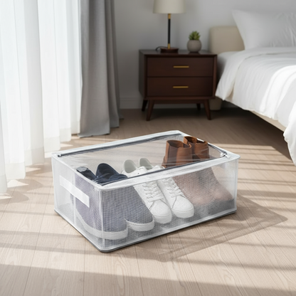 Foldable Stackable Shoe Storage Organizer