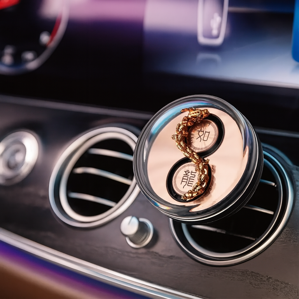 Elegant Dragon Wind Rotating Car Air Freshener